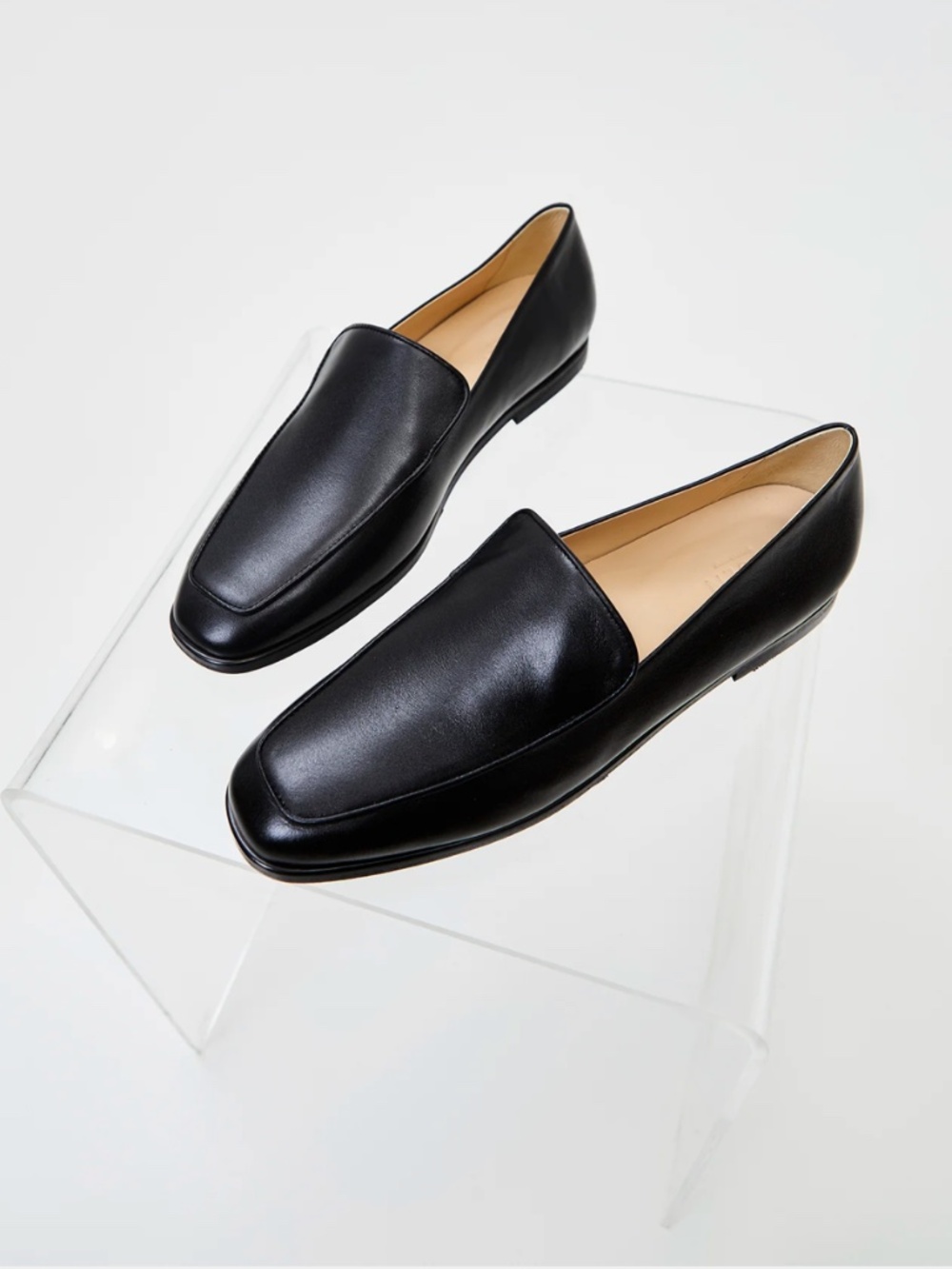 $395 The Modern Moccasin - Black (Size 38)